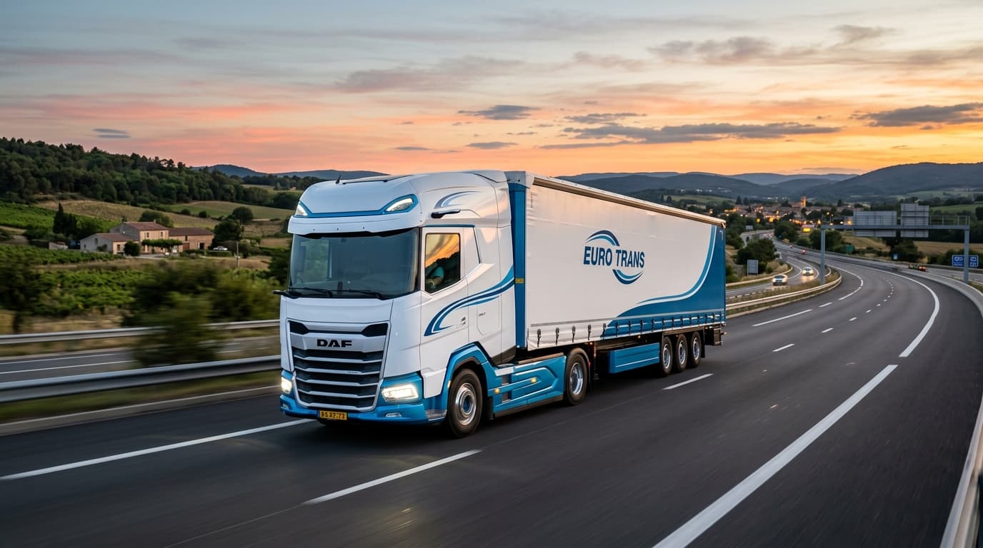 Camion de transport routier moderne TruckMatch
